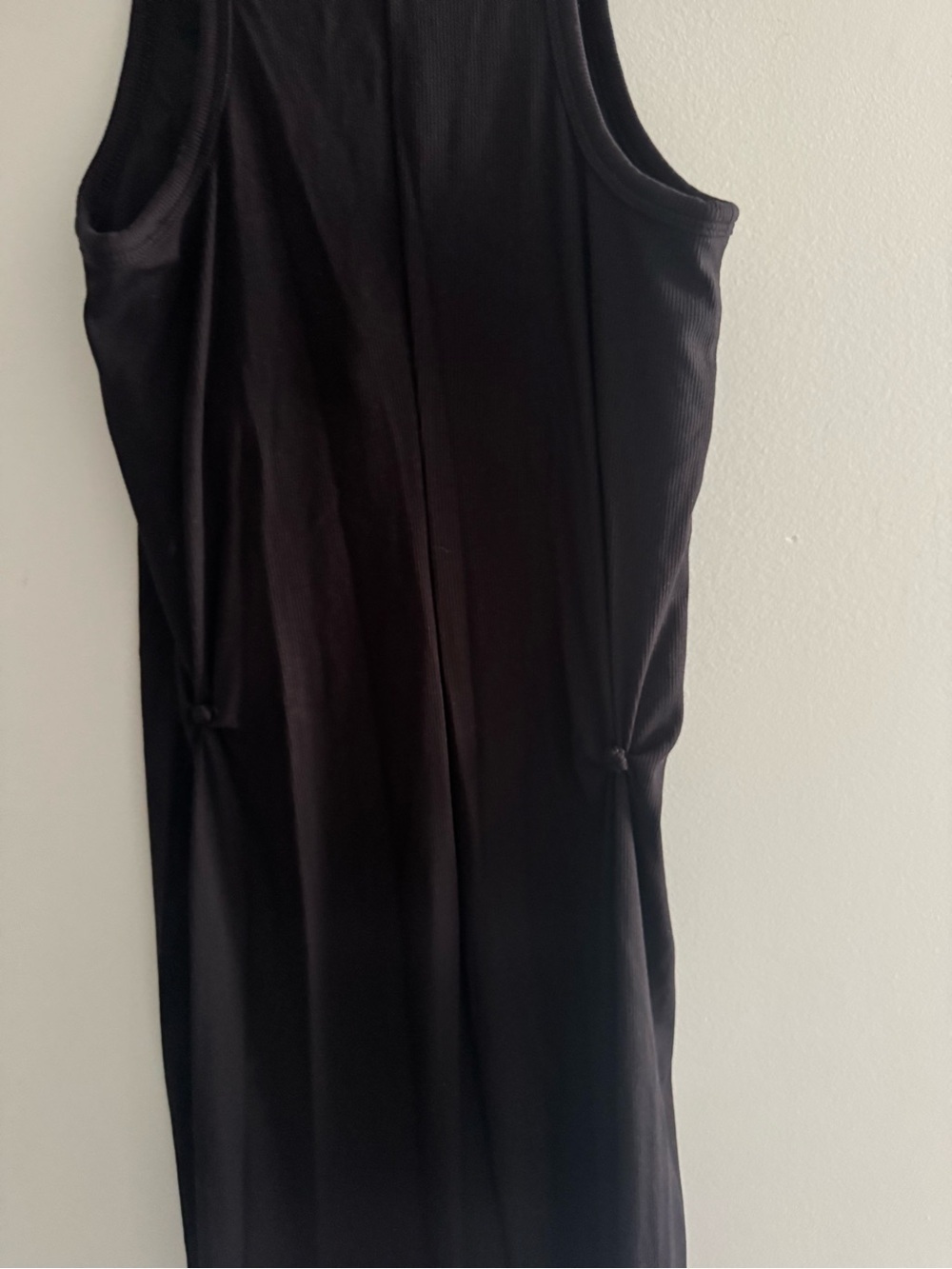 Athleta Black Sleeveless Knot-Detail Maxi Dress - Picture 7 of 7